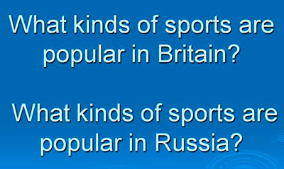 Конспект открытого урока английского языка по теме «Sport is fun», 7 класс