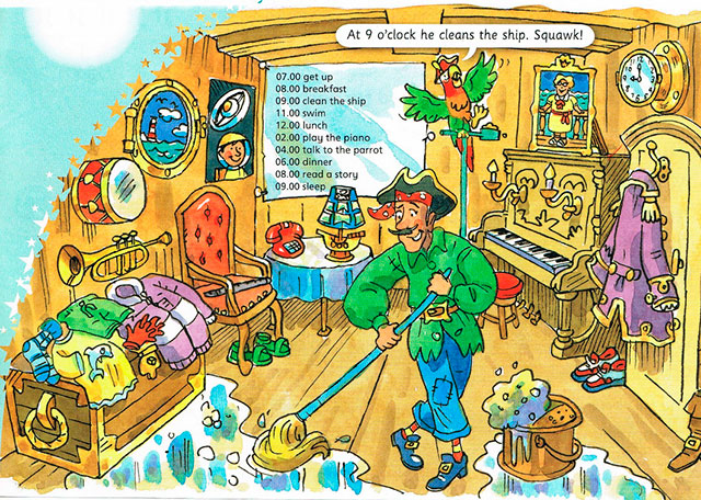 Конспект урока английского языка во 2 классе. Тема: Распорядок дня