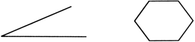 Конспект урока по математике, 1 класс. Угол