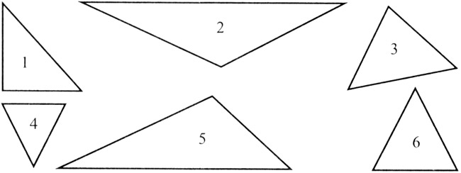Конспект урока по математике в 3 классе «Остроугольный треугольник»