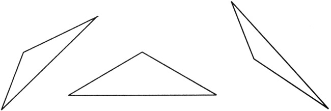 Конспект урока по математике в 3 классе «Остроугольный треугольник»