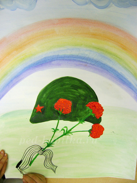 Конспект урока рисования во 2 класса. Тема: День Победы