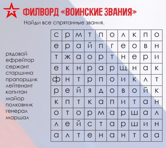 Рабочие листы 17 февраля 2025 «Что значит служить Отечеству?»